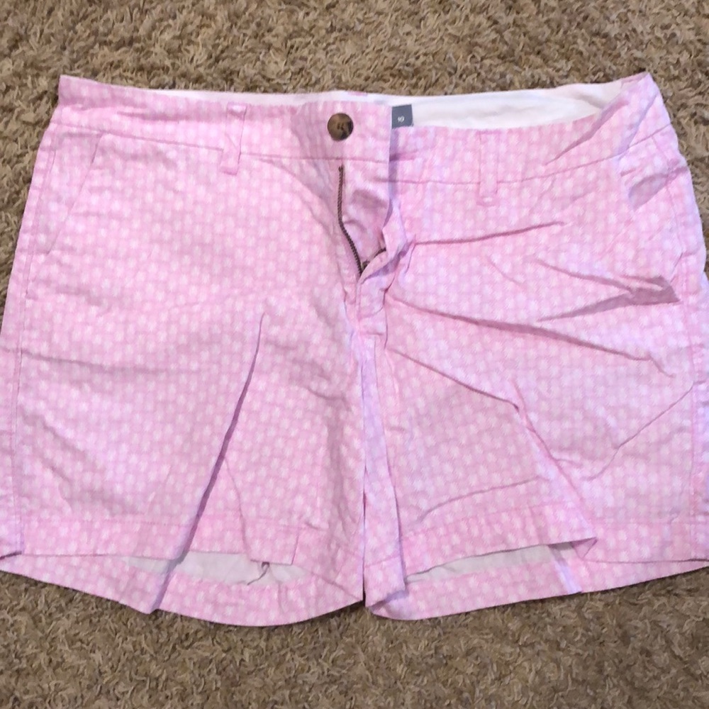Old Navy, size 10, pink with white pineapples